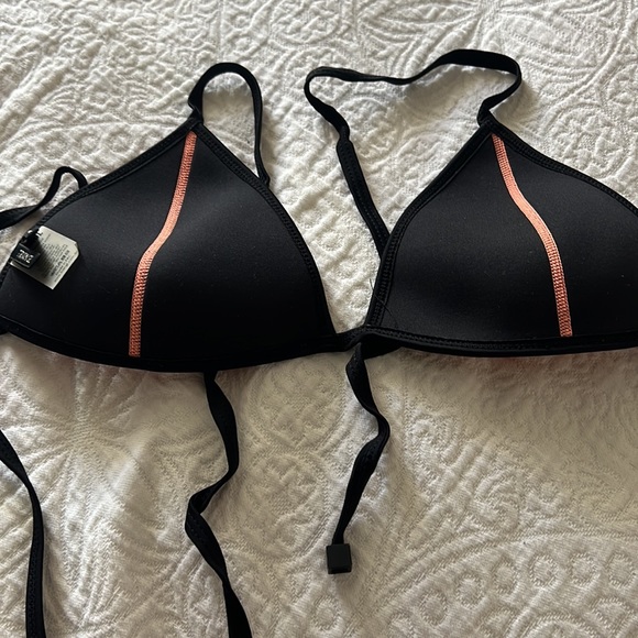 Triangl Neoprene String Bikini Top Size L - Picture 3 of 5